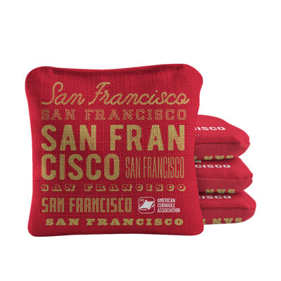 San Francisco Football - sacs rétro Gameday Synergy Pro Cornhole
