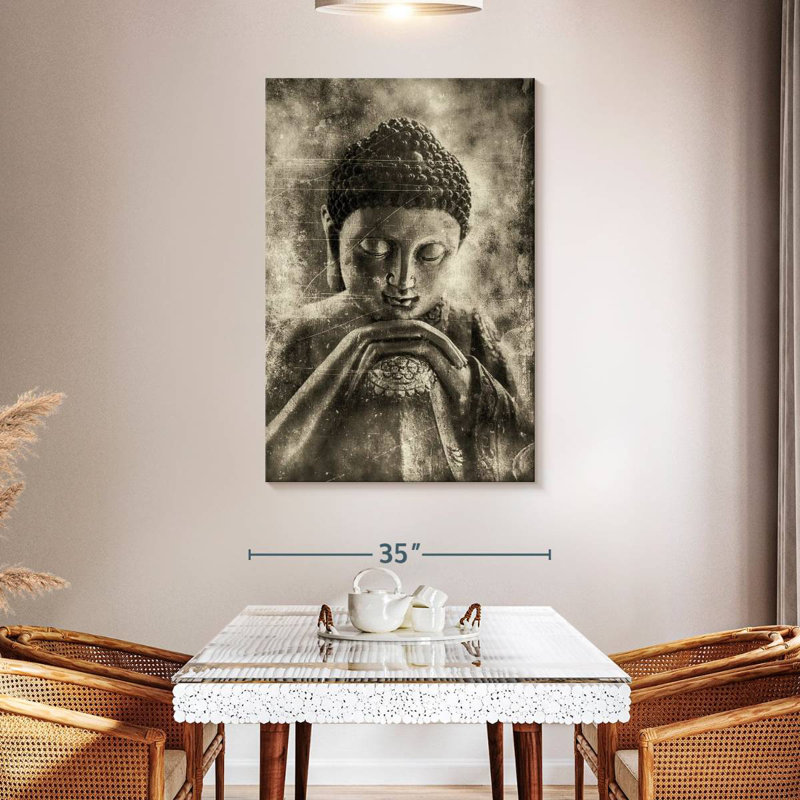 Bouddha simple Adella, H 48 po x l 32 po