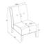 Fauteuil de chambre capitonné avec pieds en bois Berniya-295483388