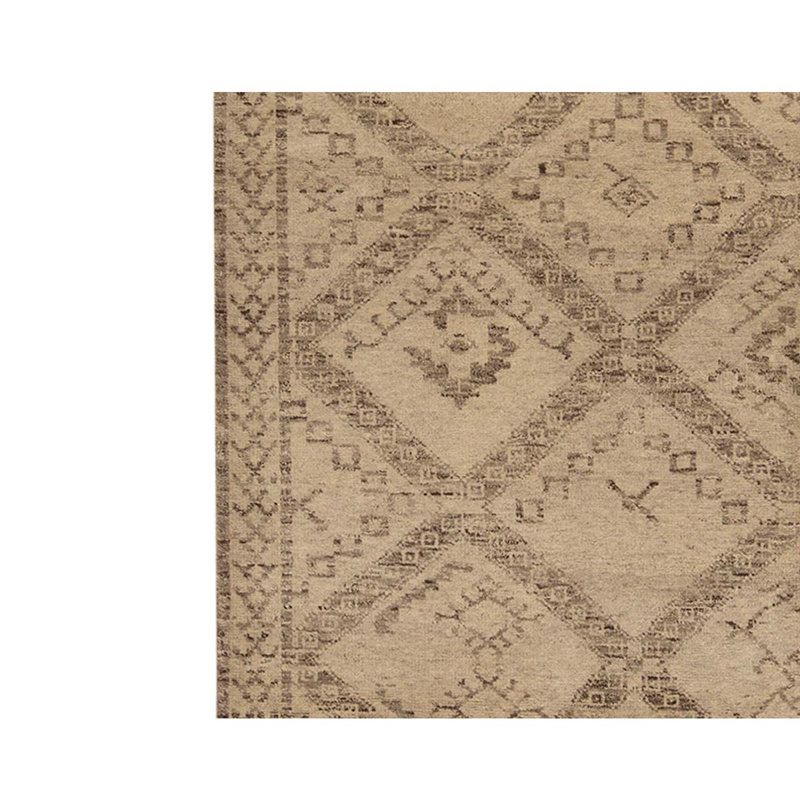 Tapis crème / gris foncé de haute qualité