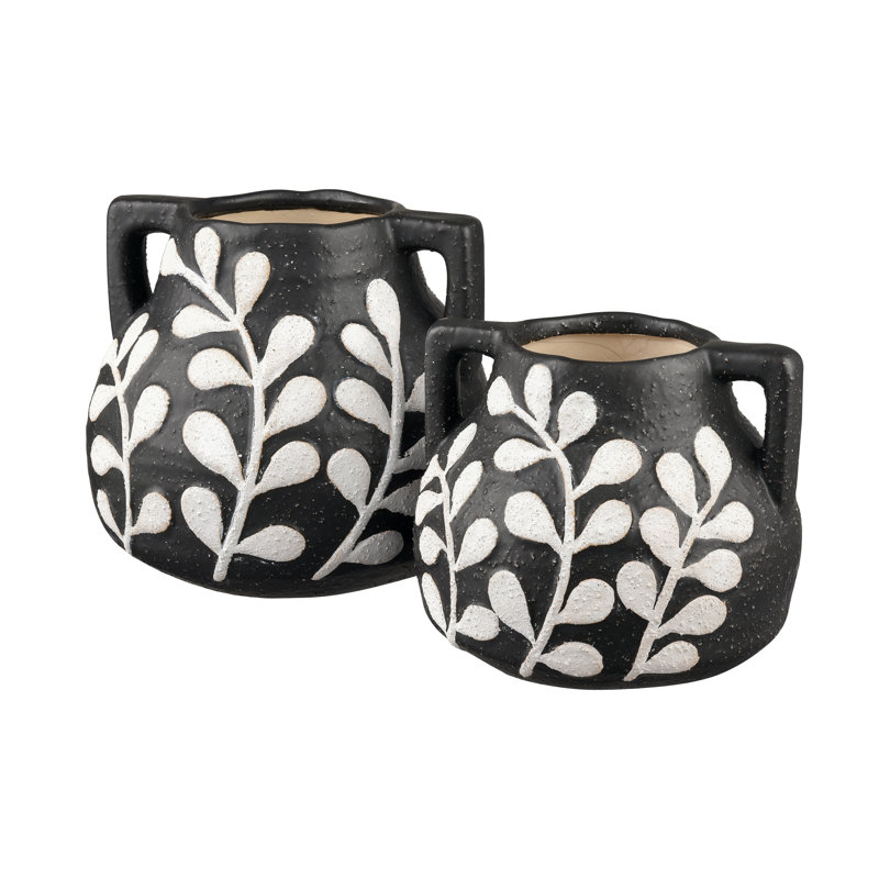 Vase Maria - grand, H 7,25 po x l 8,5 po x P 8,5 po