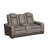Ivy Bronx Taionna Power Motion Loveseat with Power Headrest, Led, and Console in Rocky Grey/Brown