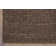 Tapis brun foncé en coton Viviana