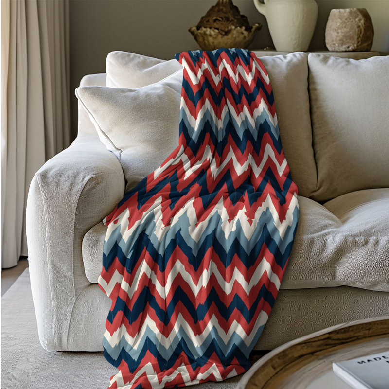 American Heritage Designs - Couverture Sherpa de qualité supérieure 1 pièce, L 60 po x l 50 po