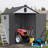 6*8Ft Plastic Backyard Shed - Modern & Easy Assembly Storage For Spacious Functional
