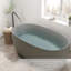 Baignoire et bain tourbillon à surface solide avec bain de chaleur