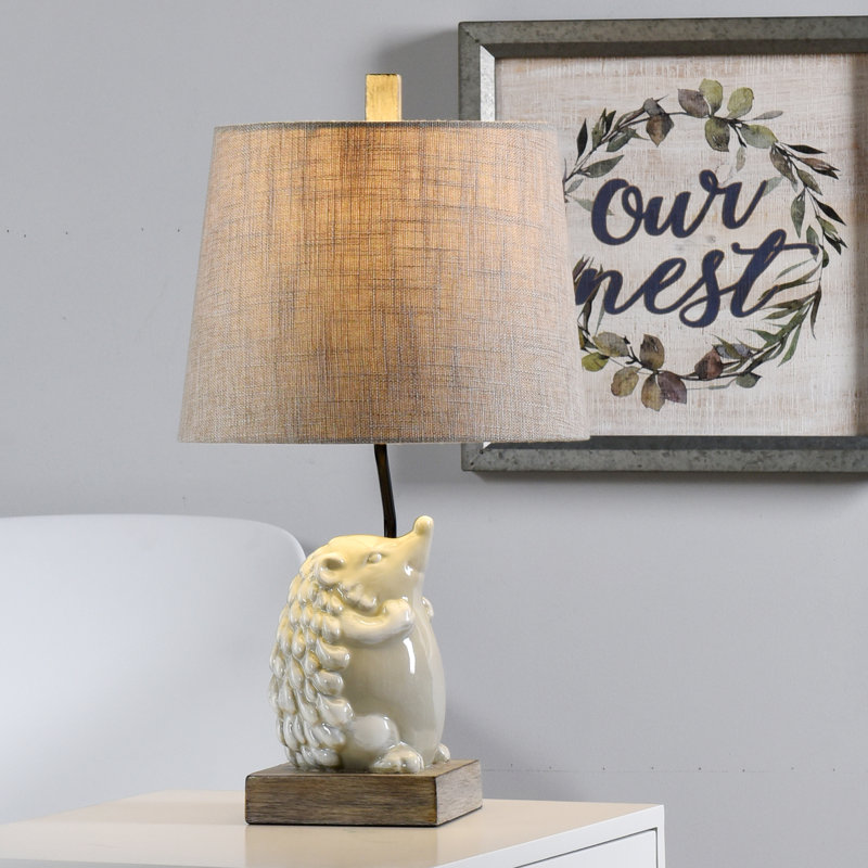22" Happy Hedgehog Accent Lamp