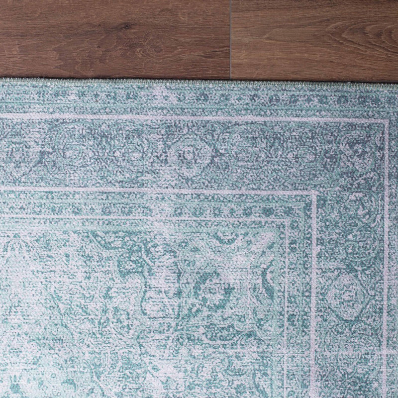 Luxurious Machine Washable Carpet, 100% Polyester, 7.5 x 10.8 Feet | Pile Height: 0.2 Inches, 1850 g/m² | Recycled Poly Cotton Underside, Easy Care, Perfect for Living Room & Bedroom, Soft & Durable Design