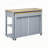47" Kitchen Island With Extendable Dining Table-1279035931