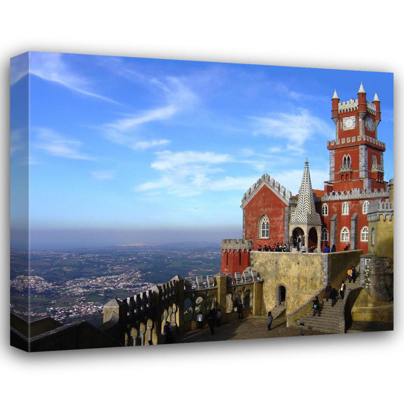 Palais de Pena, Sintra, Portugal, H 36 po x l 43 po