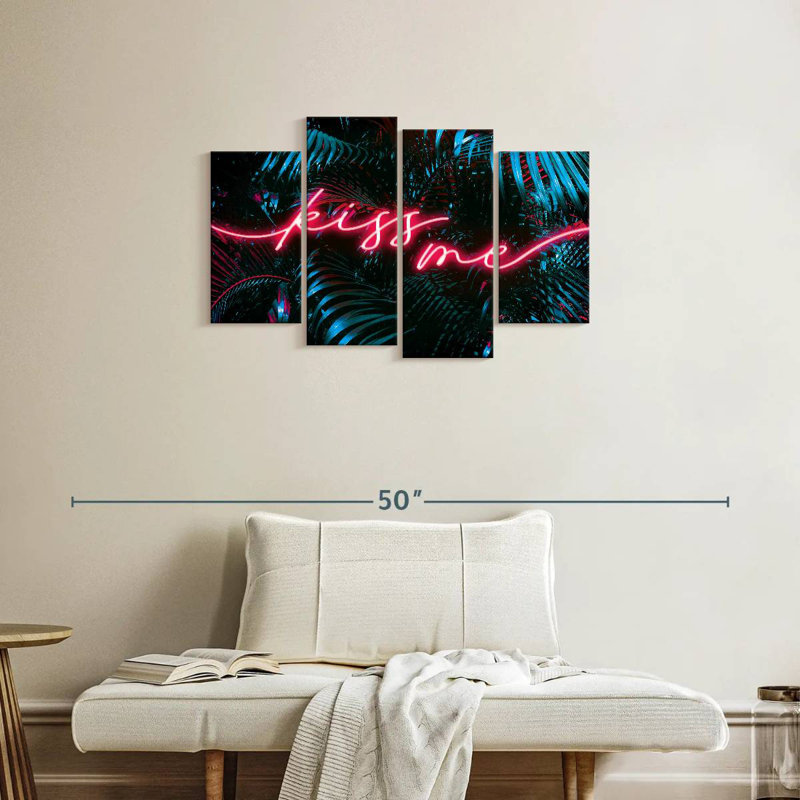 Tergel Kiss Me Neon, H 22 po x l 36 po