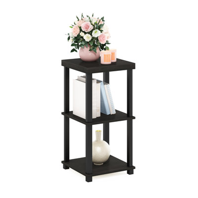 Creekside Classic 3-Tier End Table, Side Table, Espresso/Black