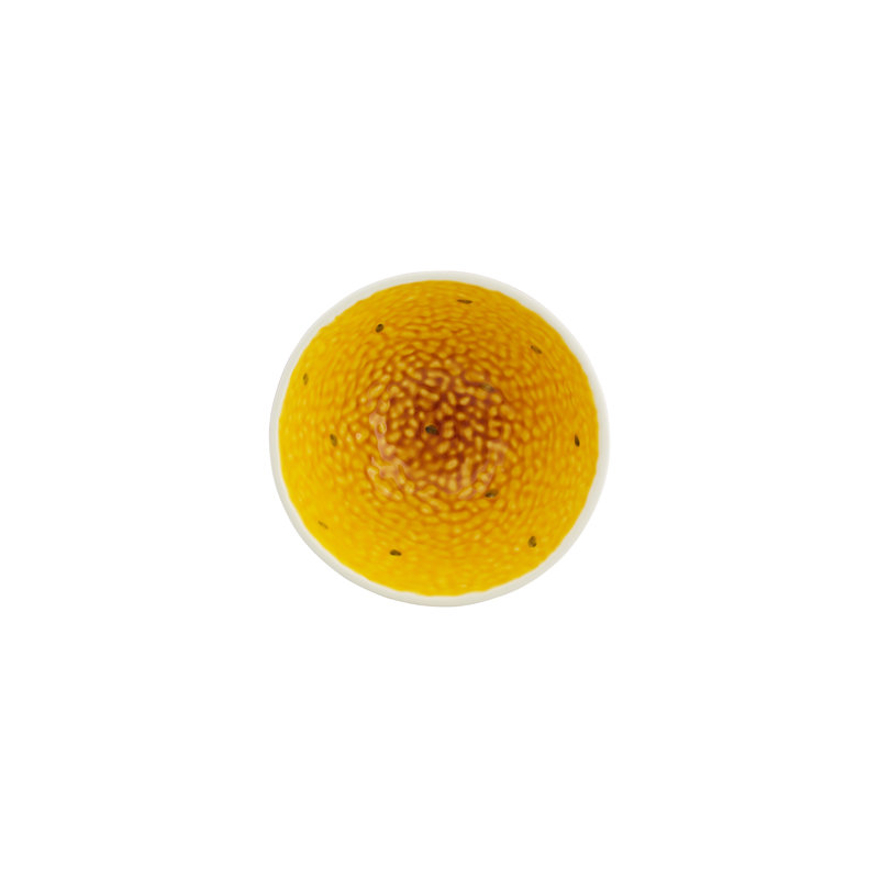 Tropical Fruits Earthenware Dessert Bowl