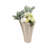 Earthenware Decorative Vase with Sculpted Wavy Design-307760060