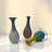 Ombre Ceramic Bud Vase Set