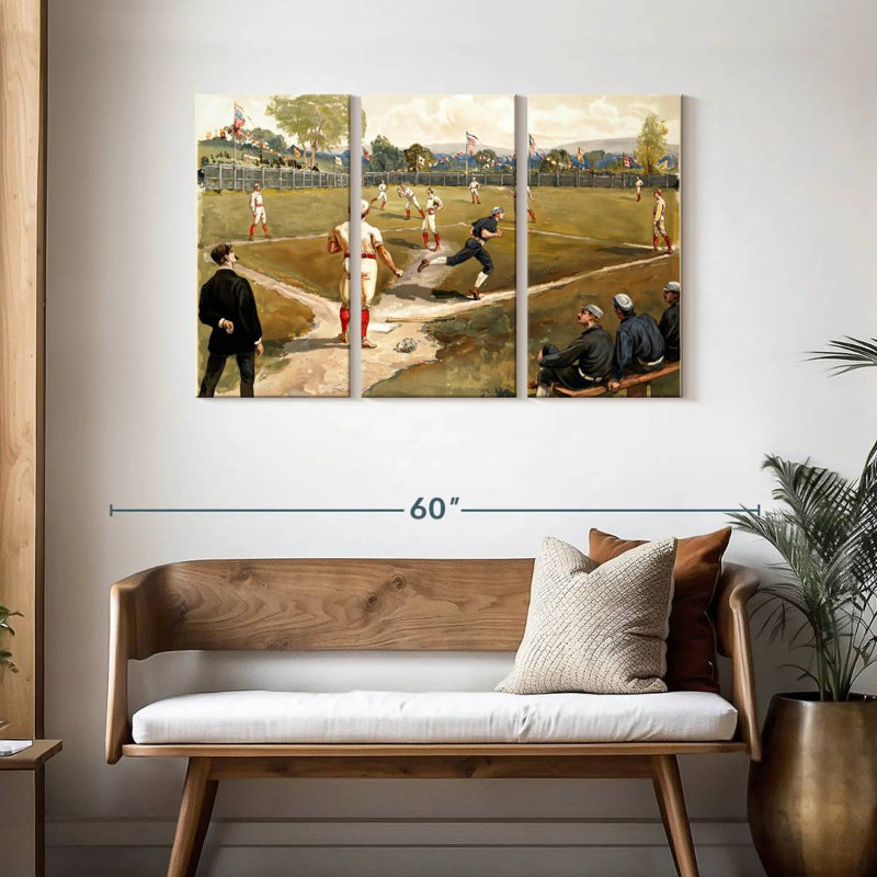 Sireci Baseball, 28" H x 45" W