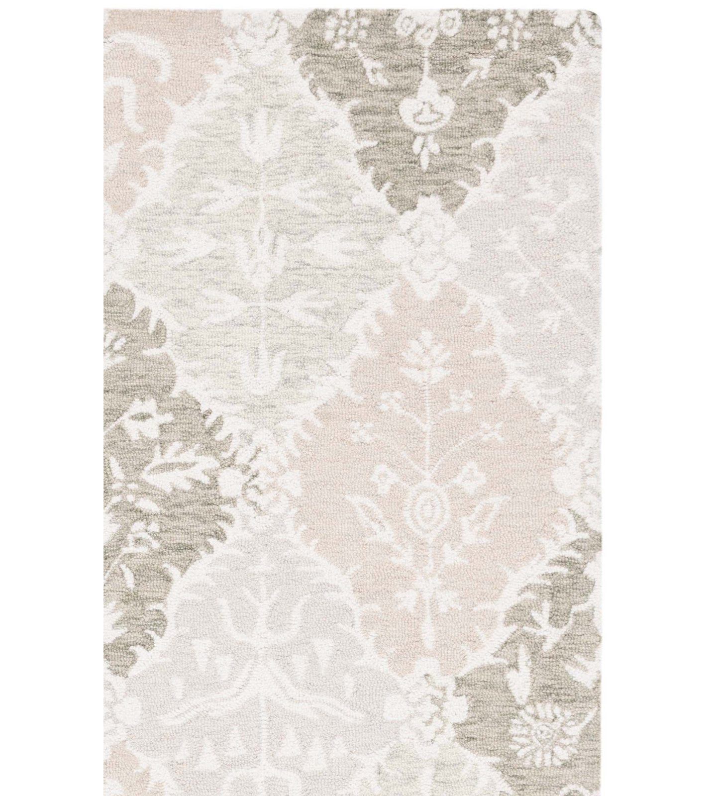 Garvin Hand-Tufted Wool Floral Rug, Runner 2'3" x 9'