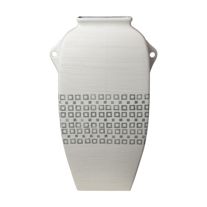 Rhein Vessel-Hand Painted, 24" H x 14.5" W x 7" D