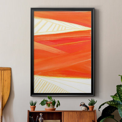 Warm Rays I, reproduction encadrée de qualité supérieure - prête à être accrochée