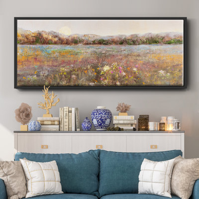 Meadow Moonrise- Framed Canvas