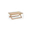 Solid Wood Cross Legs Coffee Table