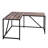 L-Shaped Metal Base Computer Desk