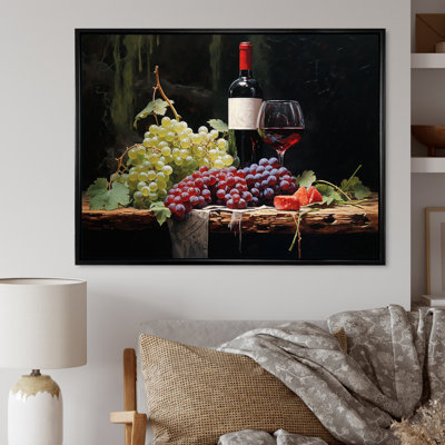 Cabernets Calm II sur toile