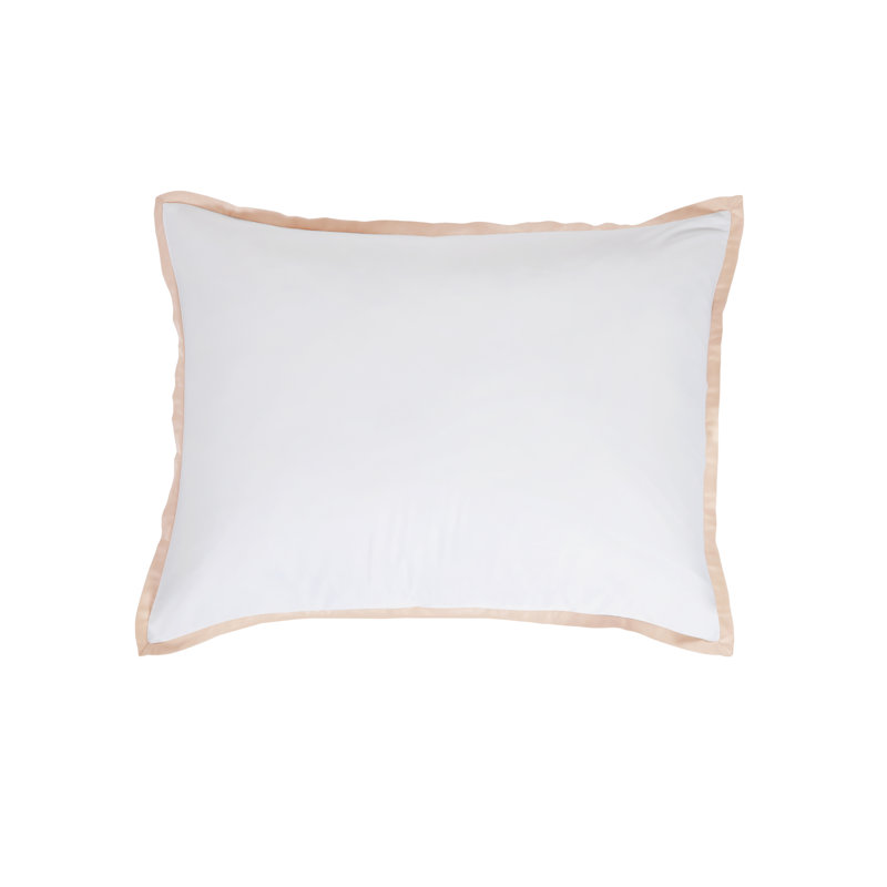Langston Duvet Cover, King Duvet Cover + 2 King Shams, White/Pink