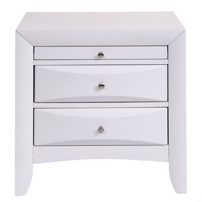 Table de chevet avec 2 tiroirs
