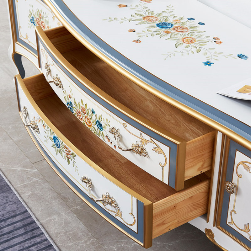 Creative Painted TV Cabinet, 20.47"H x 78.74"L x 18.9"W