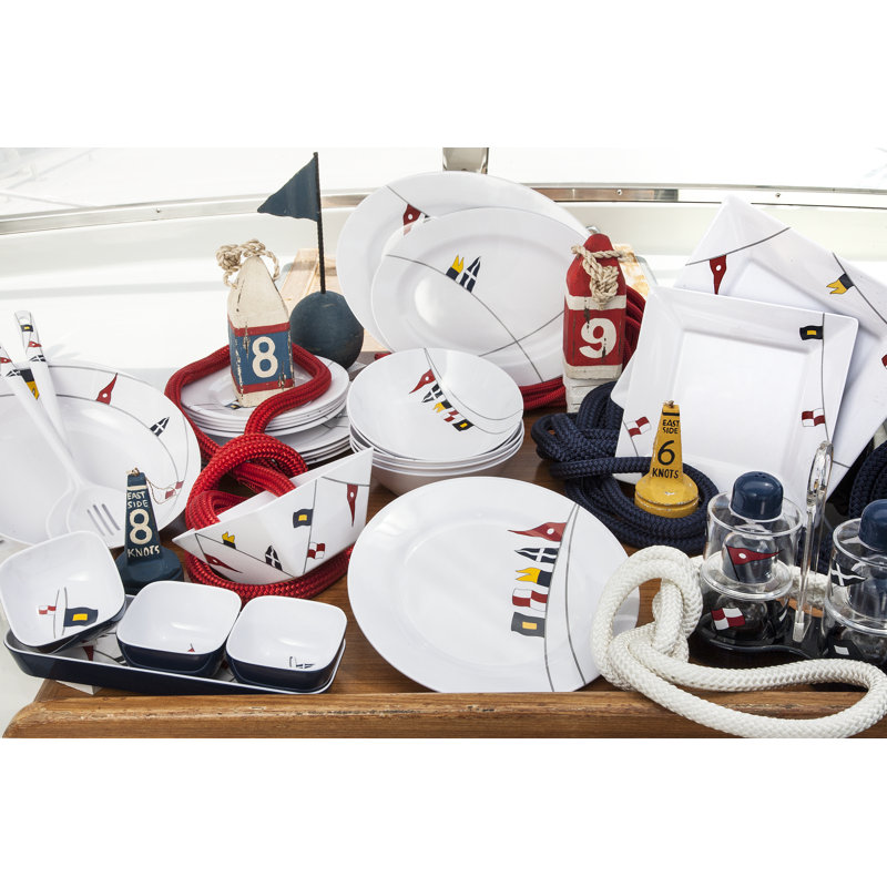 Brinkerhoff 6 Piece Melamine Dining Bowl Set - Regata