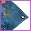 Tapisserie murale arrangement floral bleu - décoration murale florale-325690357