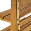 - Banc de rangement en bois ombragé avec support - Rangement organisé l 37,95 po x P 17,71 po H 66,63 po