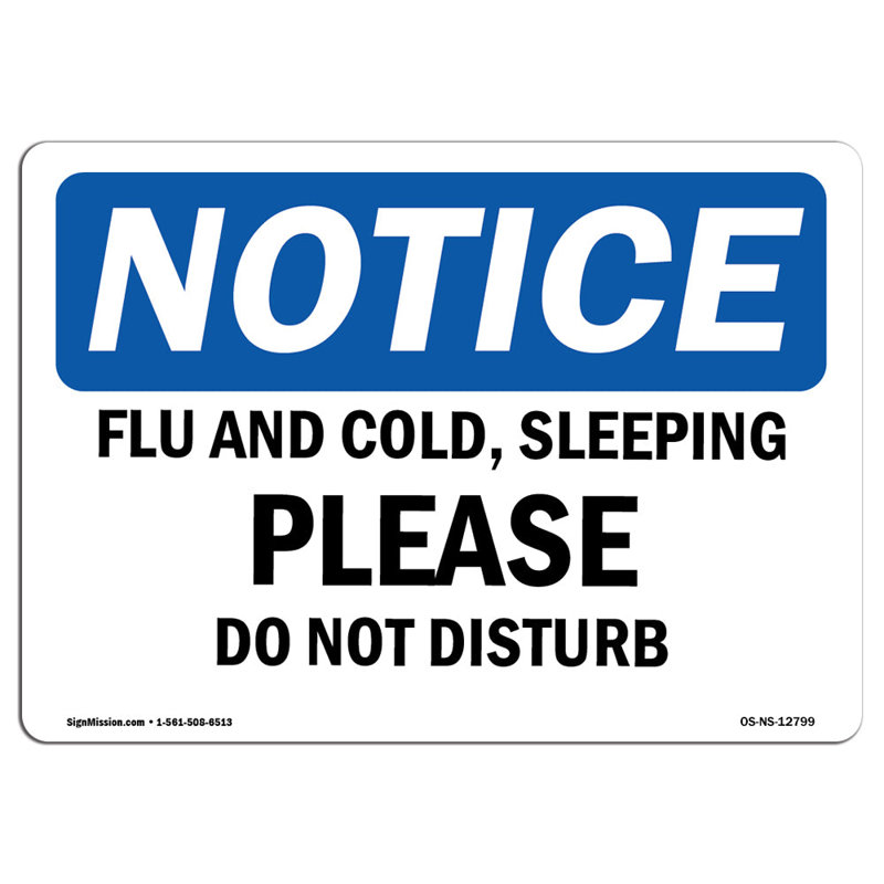 Notice Do Not Disturb