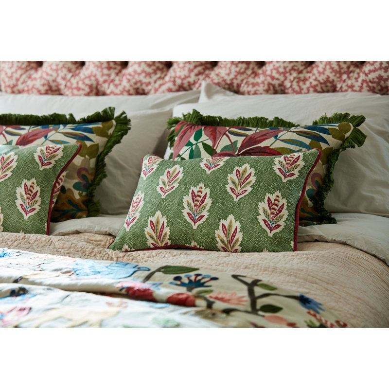 Sessile Leaf Fabric, Forest Green
