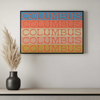 Columbus Stack by Deny Designs Art Print