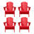 Laguna HDPE Folding Adirondack Chair-153412312