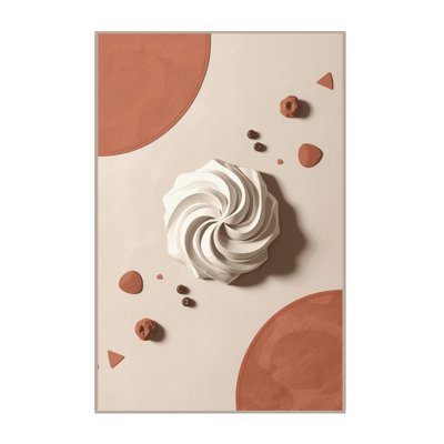 Tapis moelleux moelleux et minimaliste beige Clybourn Pavlova