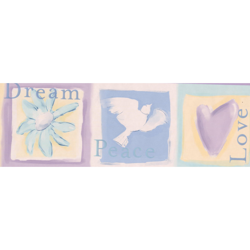 Amabel Animals Wall Border, Purple
