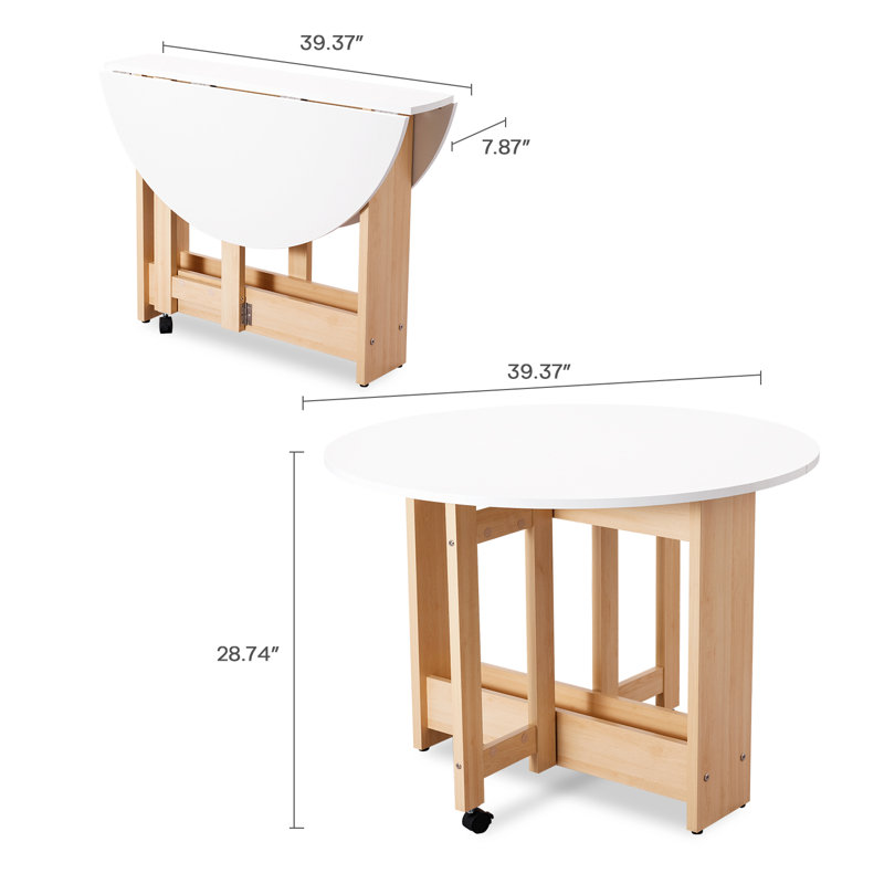 Extendable Round Dining Table