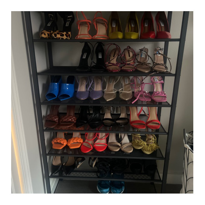 8 Tier 32 Pair Shoe Storage Rack Large Capacity Shoe Shelf
