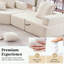 Canapé modulaire surdimensionné rembourré de mousse Breydan-759534548