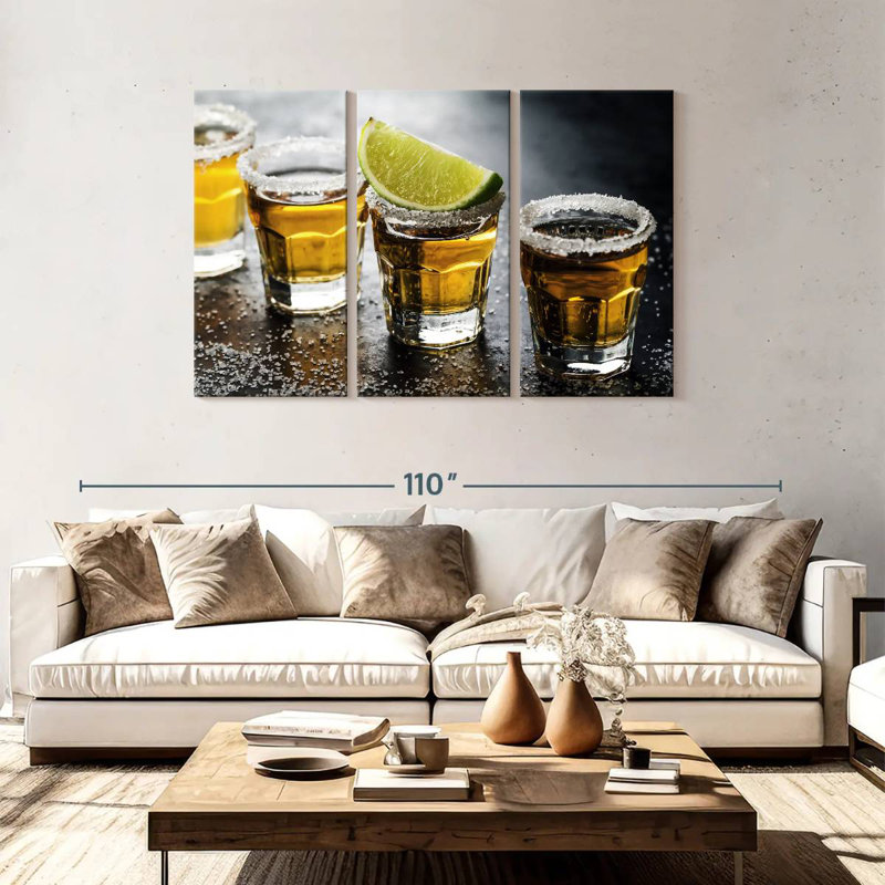 Verres à liqueur Yarlin, H 48 po x l 74 po