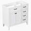 36" Bathroom Vanity Without Sink, Cabinet Base Only, Bathroom Cabinet