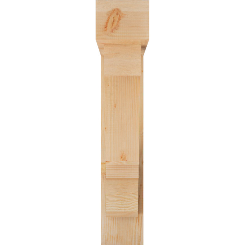 Support de bloc Balboa avec entretoise décalée, 40 x 32, Sapin Douglas de l 7 1/2 (lisse)