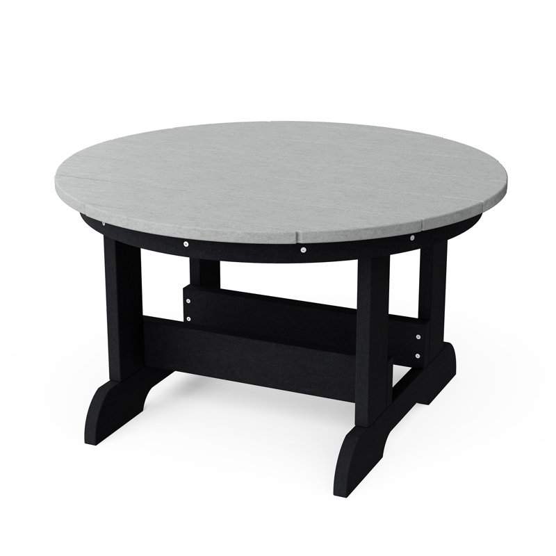 Heritage Conversation Table, Light Gray/Black