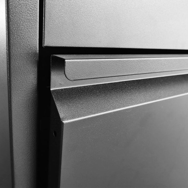 4 Drawer Lockable Metal Vertical File Cabinet On Wheels For Primary Living Space - Corrosion , Full Extension Drawers Quick Document Retrieval Office And Home Tilt System, Adjustable Bar Files