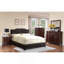 Mobilier de chambre à coucher tête de lit tapissier capitonné noir