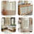 Linen Rod Pocket Floral Farmhouse Cafe Kitchen Curtains-910487230-910487228