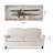 'Model Airplane' Metal on Solid Wood